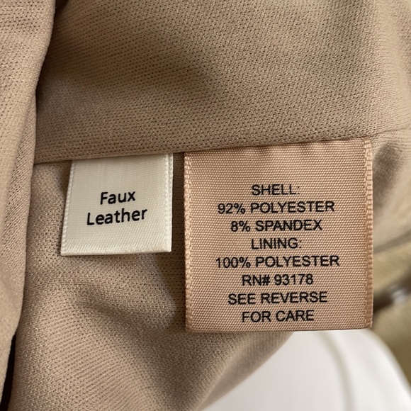 Philosophy Faux Leather Vest - Picture 5 of 6